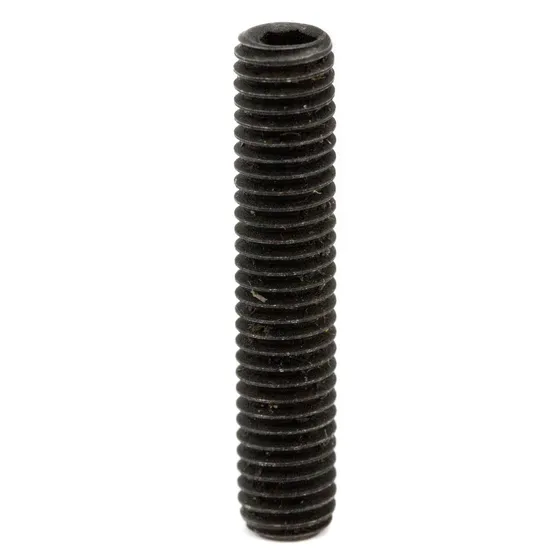 Parafuso allen sem cabeça oxidado preto