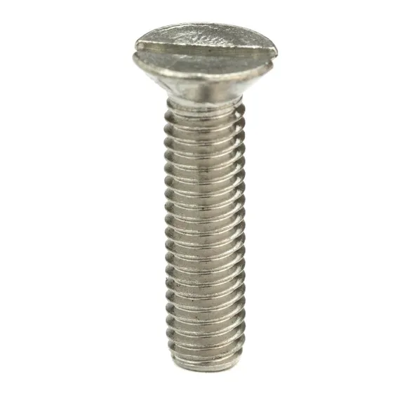 Parafuso de fenda escareado inox a4 (316)