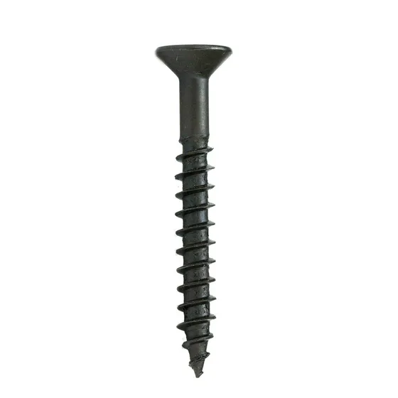 Parafuso chipboard escareado oxidado preto