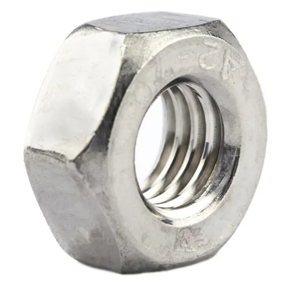 Porca sextavada de inox