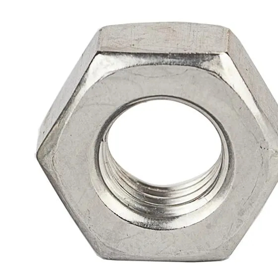 Porca sextavada de inox A4, detalhe