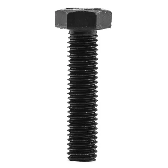 Parafuso sextavado rosca inteira oxidado preto